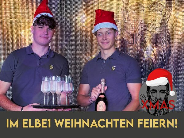 Weihnachten im ELBE1! – Jetzt die Weihnachtsfeier planen!