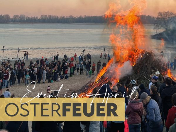 Traditionelles Osterfeuer am Elbstrand!